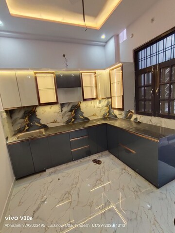 Kitchen in 3 BHK Independent House at Jankipuram Extension – for Sale