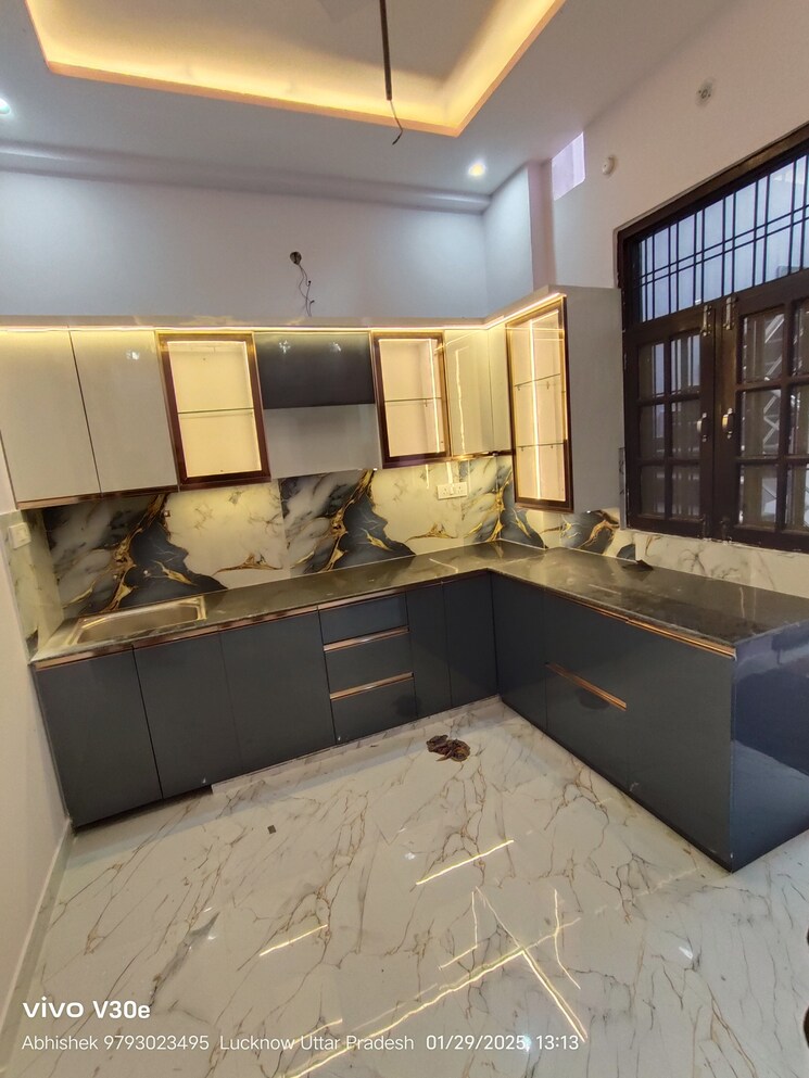 Kitchen, jankipuram extension 3 Bedroom 1000 Sq.Ft. Independent House In Jankipuram Extension Lucknow 8151385