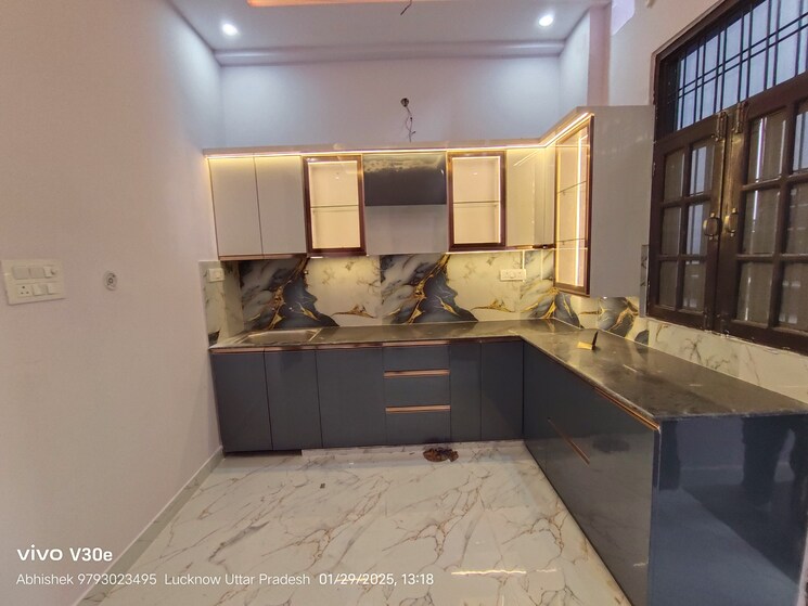 Kitchen, jankipuram extension 3 Bedroom 1000 Sq.Ft. Independent House In Jankipuram Extension Lucknow 8151385