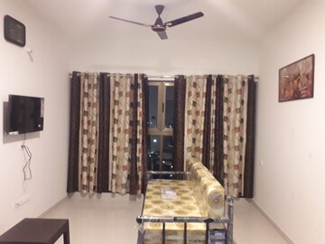 Living Room in 1 BHK Apartment at Paranjape Blue Ridge, Hinjewadi – for Rent