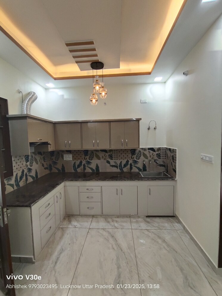 Kitchen, jankipuram 3 Bedroom 1600 Sq.Ft. Independent House In Jankipuram Lucknow 8151415