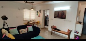 Living Room in 2 BHK Apartment at Prestige Tranquility, Budigere – for Sale