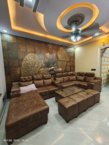 Living Room in 3 BHK Independent House at Jankipuram Extension – for Sale