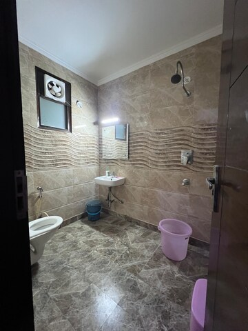 Bathroom in 3.5 BHK Builder Floor at Sector 8, Dwarka – for Rent