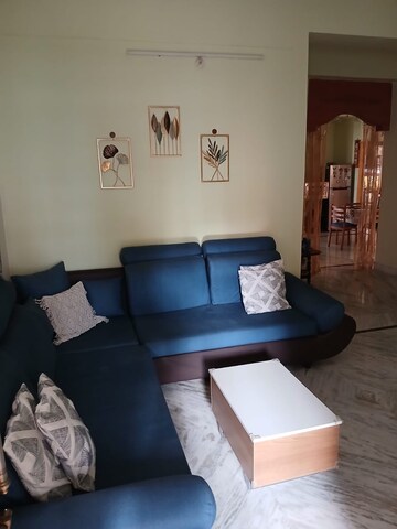 Living Room in 3 BHK Apartment at My Nest Mahati, Kondapur – for Rent