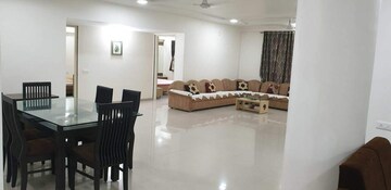 Living Room in 3 BHK Apartment at Bodakdev – for Rent