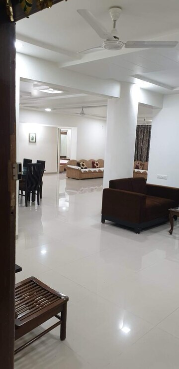 Living Room in 3 BHK Apartment at Bodakdev – for Rent