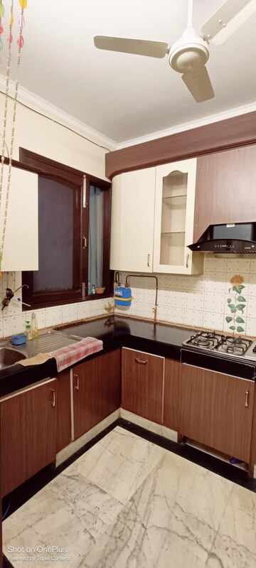 Kitchen in 2 BHK Builder Floor at Saket – for Rent