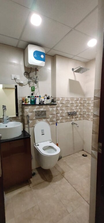 Bathroom in 2 BHK Apartment at MI Rustle Court, Gomti Nagar – for Rent
