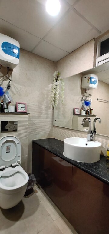 Bathroom in 2 BHK Apartment at MI Rustle Court, Gomti Nagar – for Rent