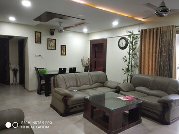 Living Room in 3 BHK Apartment at Eisha Zenith, Wakad – for Rent