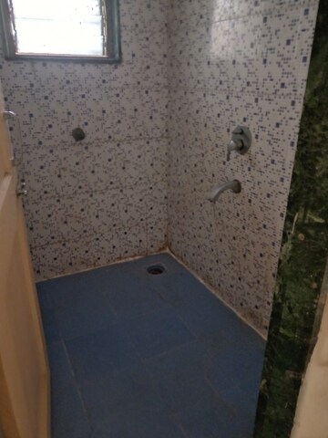 Bathroom in 1 BHK Apartment at Megh Malhar Co-op Housing Society, Ghansoli – for Rent