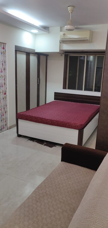 Bedroom in 3 BHK Apartment at Sea Breeze Tower, Nerul – for Rent