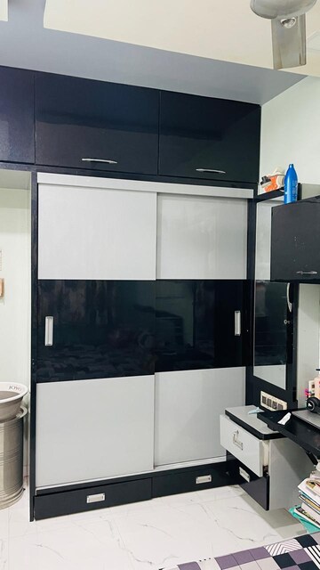 Master Bedroom in 1 RK Apartment at Suhas Modi SRA, Kandivali East – for Sale