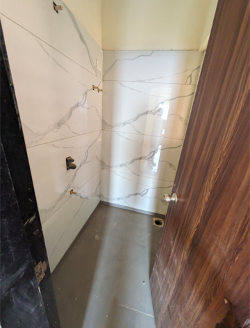 Bathroom in 1 BHK Apartment at Raunak City, Kalyan West – for Rent