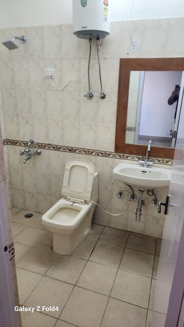 Bathroom in 2 BHK Apartment at Parsvnath Majestic Floors, Vaibhav Khand – for Rent