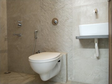 Bathroom in 2 BHK Apartment at Rishikesh Heights, Taloja – for Rent