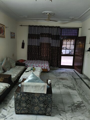 Living Room in 3 BHK Builder Floor at Dhakoli Village – for Sale