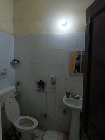 Bathroom in 3 BHK Builder Floor at Dhakoli Village – for Sale