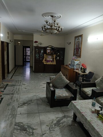Living Room in 3 BHK Builder Floor at Dhakoli Village – for Sale
