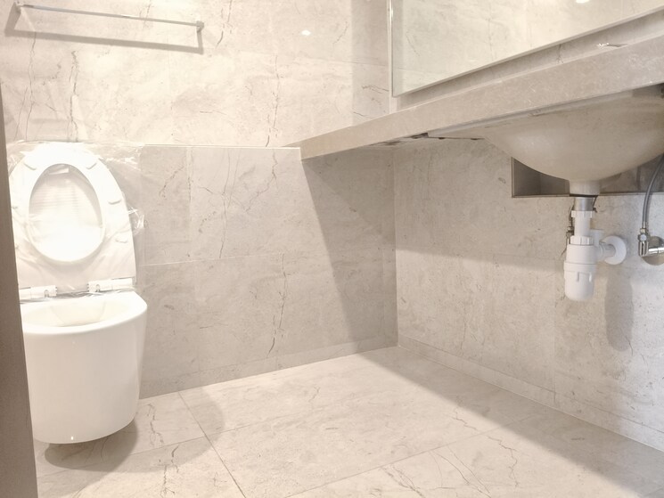 Bathroom, one-hiranandani-park 3 Bedroom 1300 Sq.Ft. Apartment In Ghodbunder Road Thane 8152011