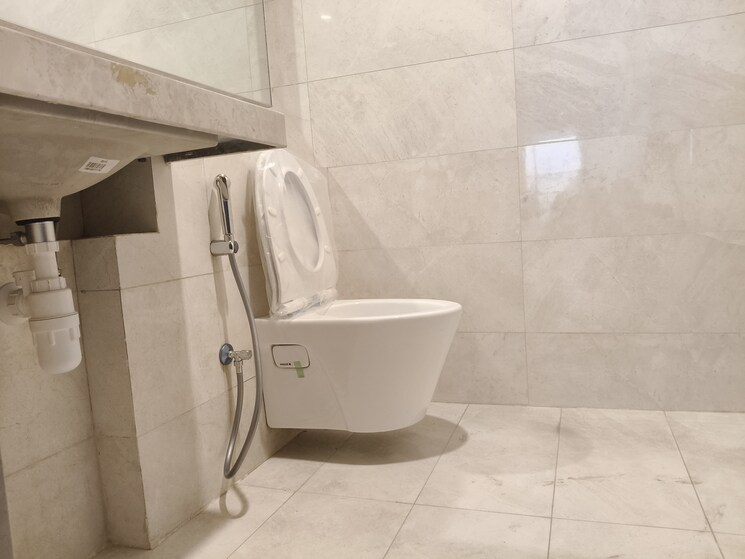 Bathroom, one-hiranandani-park 3 Bedroom 1300 Sq.Ft. Apartment In Ghodbunder Road Thane 8152011