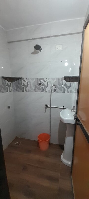 Bathroom in 1 BHK Apartment at Mahape – for Rent