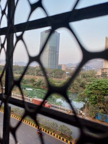 Balcony in 1 BHK Apartment at Mahape – for Rent