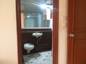 Bathroom in 3 BHK Apartment at Valencia Apartment Juhu, Juhu – for Rent