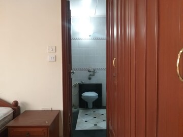Bathroom in 3 BHK Apartment at Valencia Apartment Juhu, Juhu – for Rent