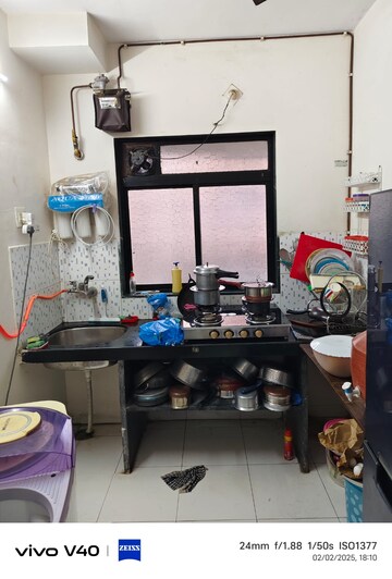 Kitchen in 1 BHK Apartment at Sai Kripa CHS, Nerul – for Rent