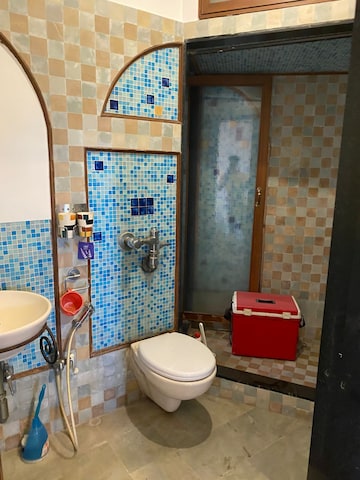 Bathroom in 2 BHK Apartment at Hiranandani Gardens Eternia, Powai – for Rent