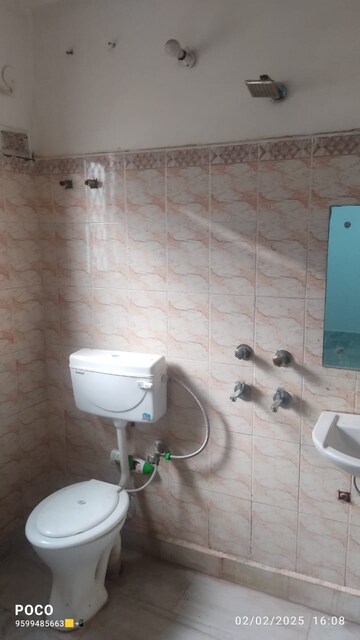 Bathroom in 2 BHK Builder Floor at Mehrauli – for Rent