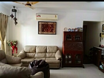 Living Room in 3 BHK Apartment at Group Seven Rushi Heights, Goregaon East – for Rent