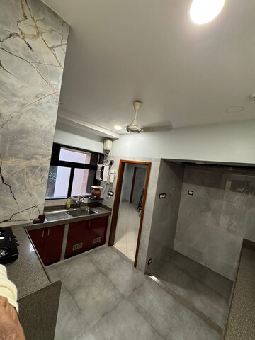 Kitchen in 3 BHK Apartment at Kalpataru Radiance, Goregaon West – for Rent