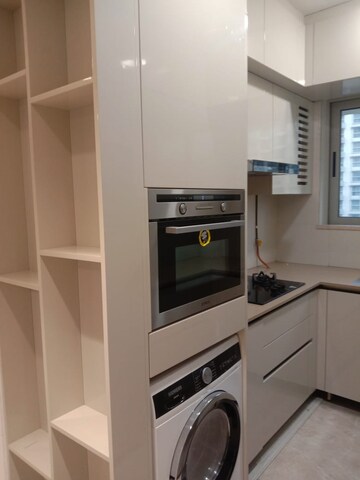 Kitchen in 2 BHK Apartment at LnT Veridian, Powai – for Rent