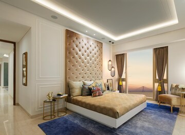 Living Room in 3 BHK Apartment at Lodha The Park, Worli – for Rent