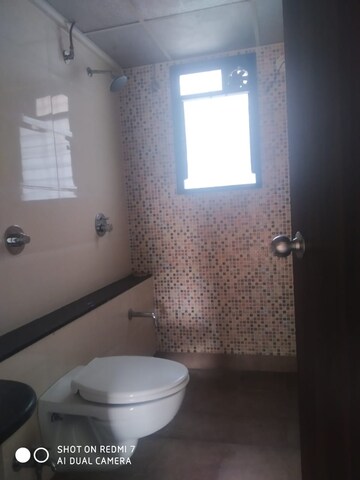 Bathroom in 3 BHK Apartment at Sanghvi Shells, Baner – for Rent