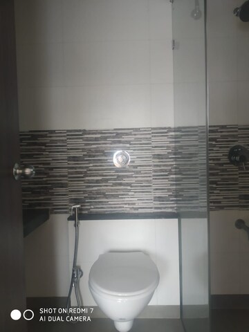 Bathroom in 3 BHK Apartment at Sanghvi Shells, Baner – for Rent