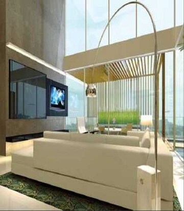 Living Room in 3 BHK Apartment at Indiabulls Sky Forest, Lower Parel – for Rent