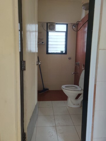 Bathroom in 3 BHK Apartment at Arun Sane Orchid Towers, Baner – for Rent