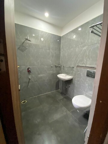 Bathroom in 2 BHK Apartment at Jaipurias Sunrise Greens Zirakpur, Vip Road – for Rent