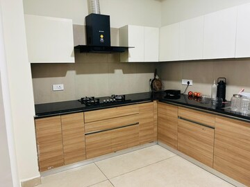 Kitchen in 2 BHK Apartment at Jaipurias Sunrise Greens Zirakpur, Vip Road – for Rent