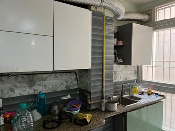 Kitchen in 3 BHK Apartment at Amrapali Silicon City, Sector 76 – for Rent