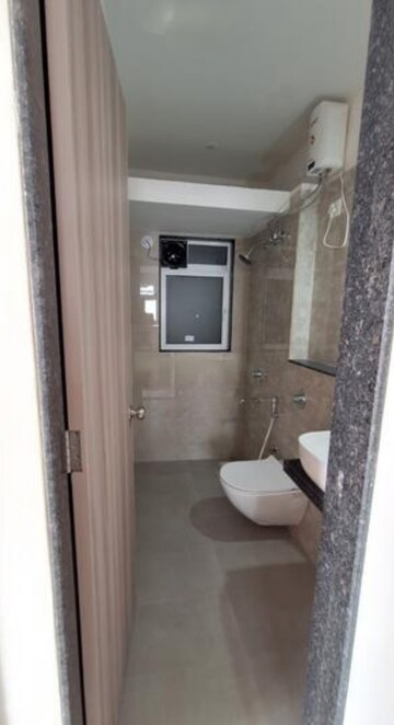 Bathroom in 2 BHK Apartment at Ashar Axis, Majiwada – for Rent