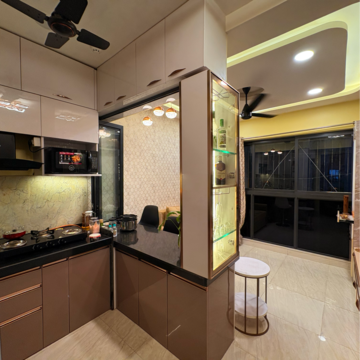 Kitchen in 1 BHK Apartment at Lodha Quality Home Tower 2, Saket Complex – for Sale