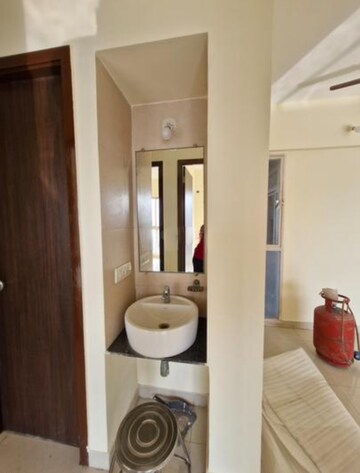 Bathroom in 2 BHK Apartment at Wadhwa Elite Platina 19, Kolshet Road – for Rent