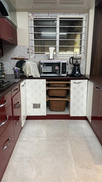 Kitchen in 2 BHK Builder Floor at Kondapur – for Rent