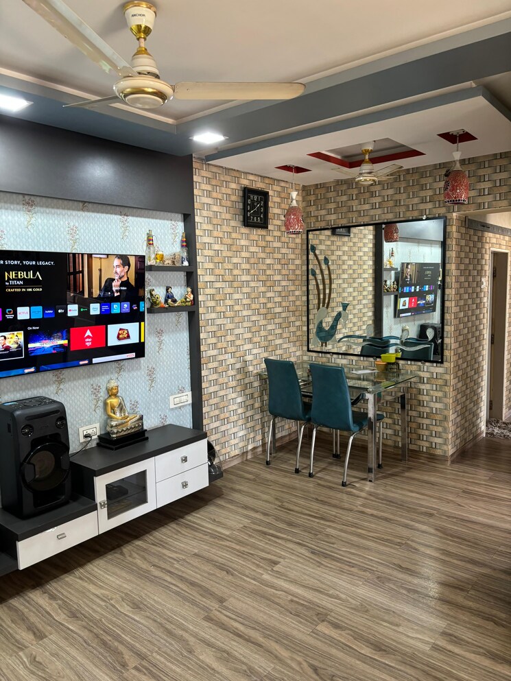 Living Room, unique-poonam-estate-cluster-3 3 Bedroom 1400 Sq.Ft. Apartment In Mira Road Thane 8152723