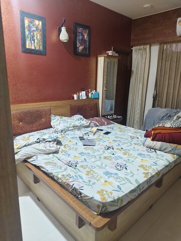 Bedroom in 3 BHK Apartment at Gala Eternia, Thaltej – for Rent